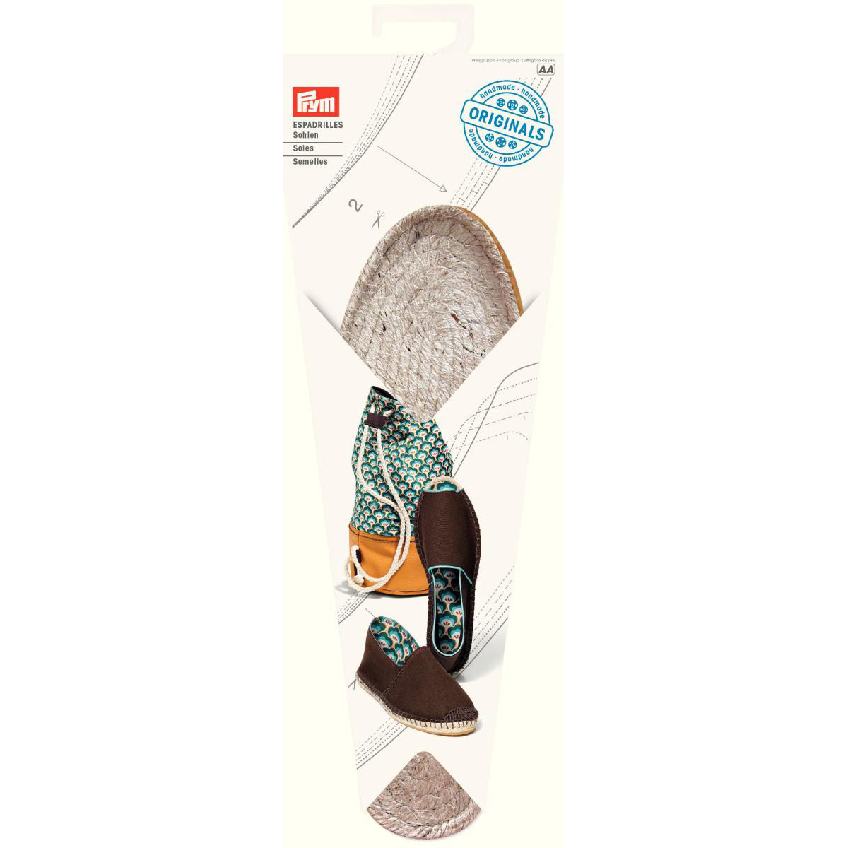 Prym 975203 Espadrilles - Zolen maat 39 (nieuwe design) - Kaart