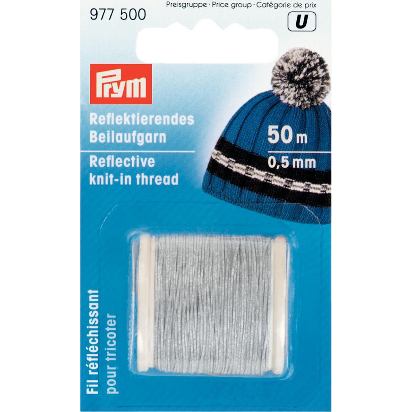 Prym 977500 Reflecterend meeloopband 0,5 mm - Kaart