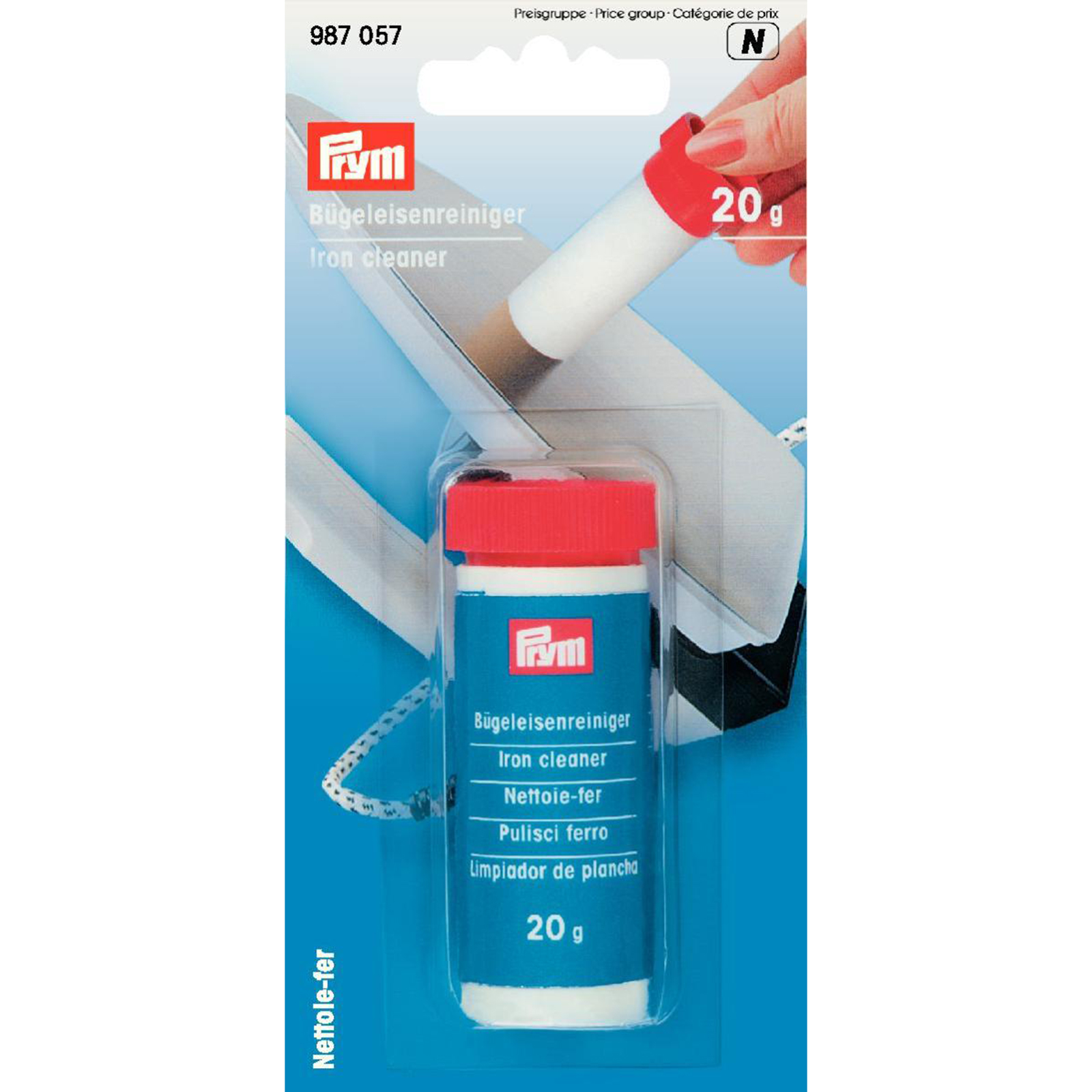 Prym 987057 Strijkijzerreiniger - Kaart