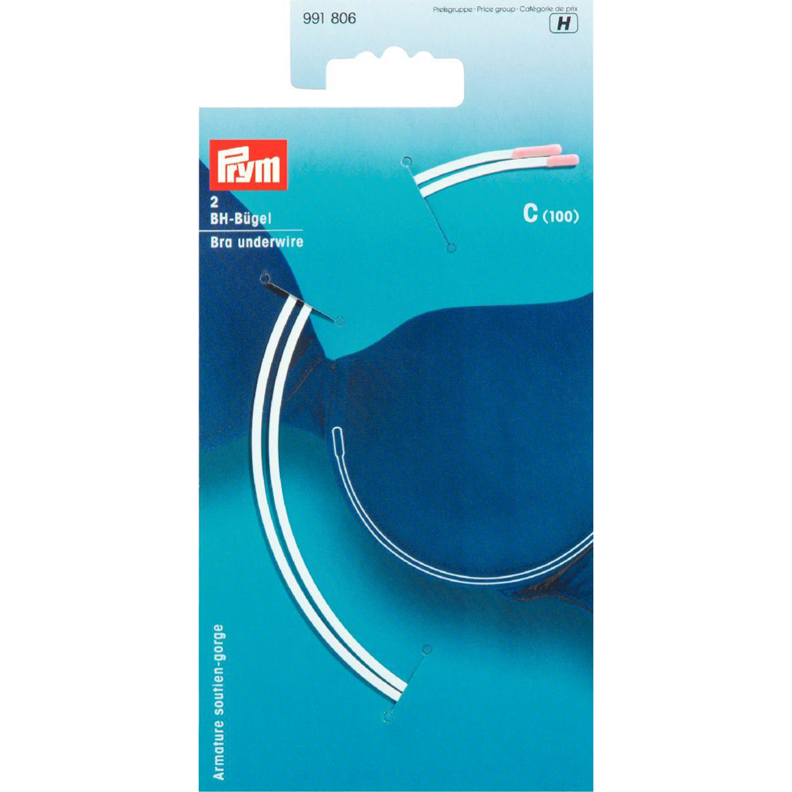 Prym 991806 BH-beugels maat C (100) wit - Kaart