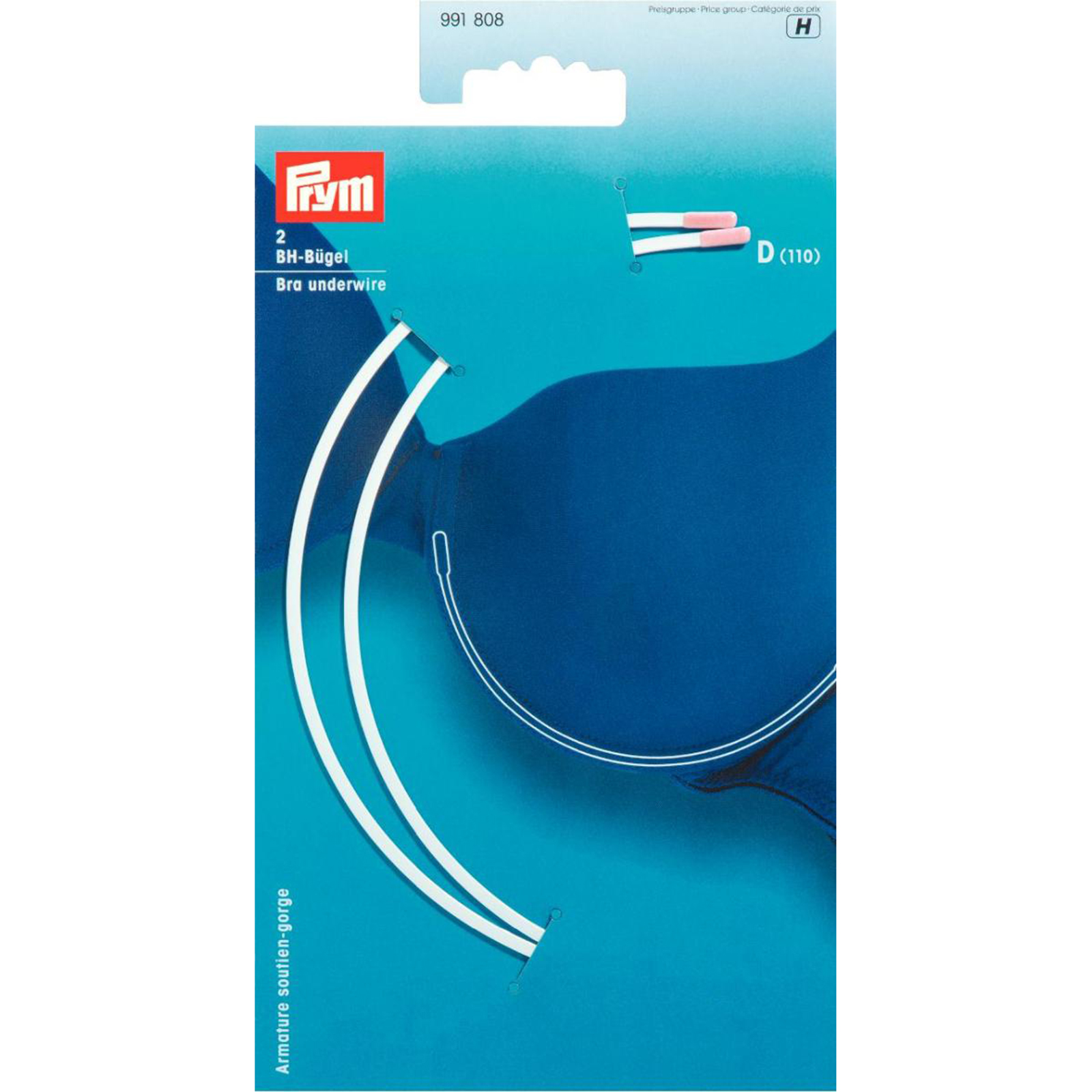 Prym 991808 BH-beugels maat D (110) wit - Kaart