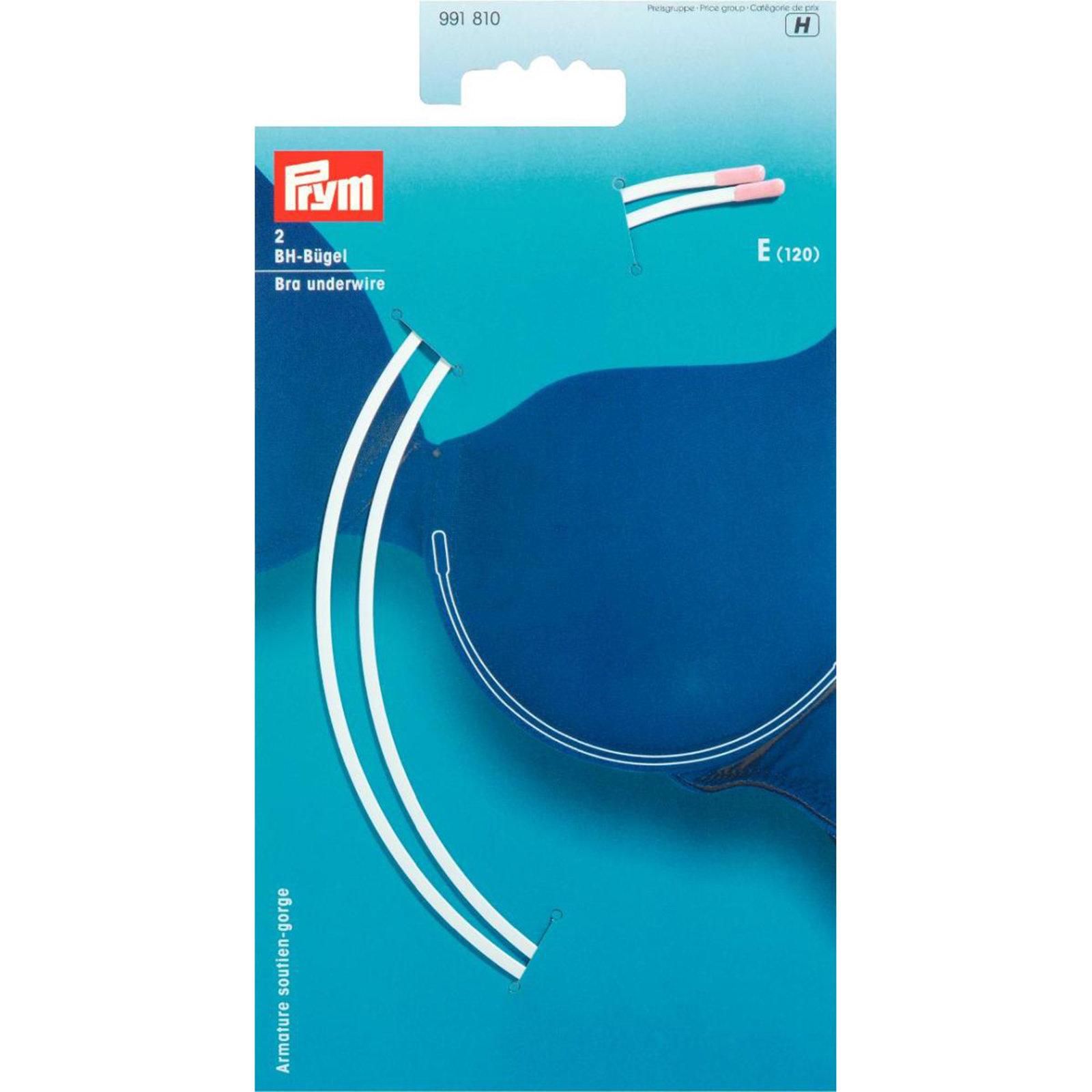 Prym 991810 BH-beugels maat E (120) wit - Kaart
