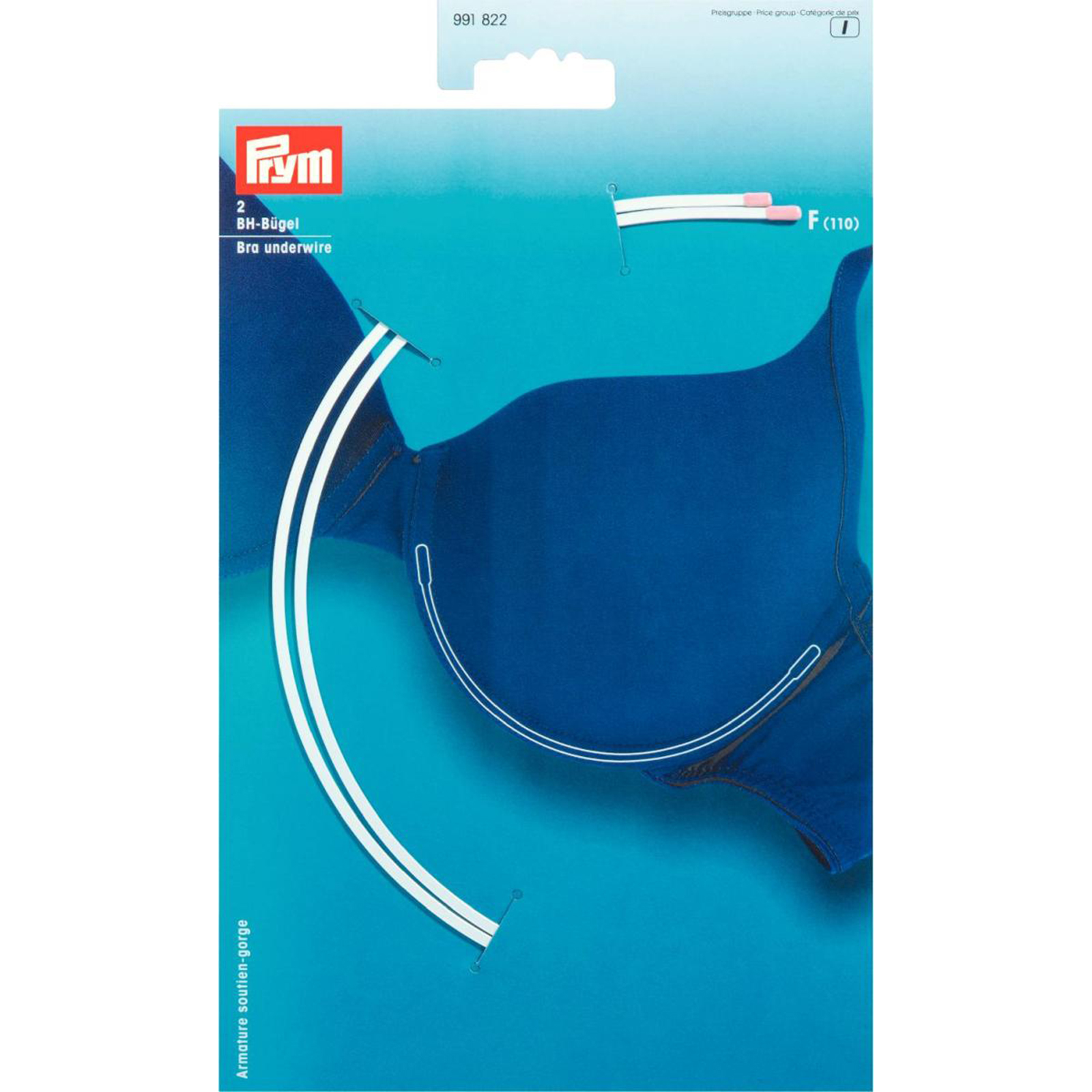 Prym 991822 BH-beugels maat F (110) wit - Kaart