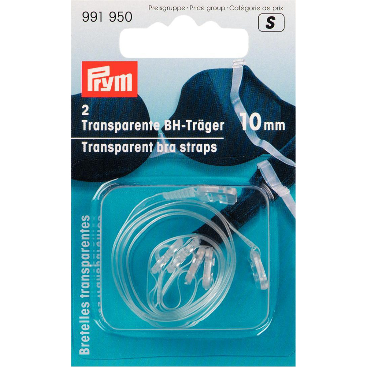 Prym 991950 BH-schouderband 10 mm transparant - Kaart