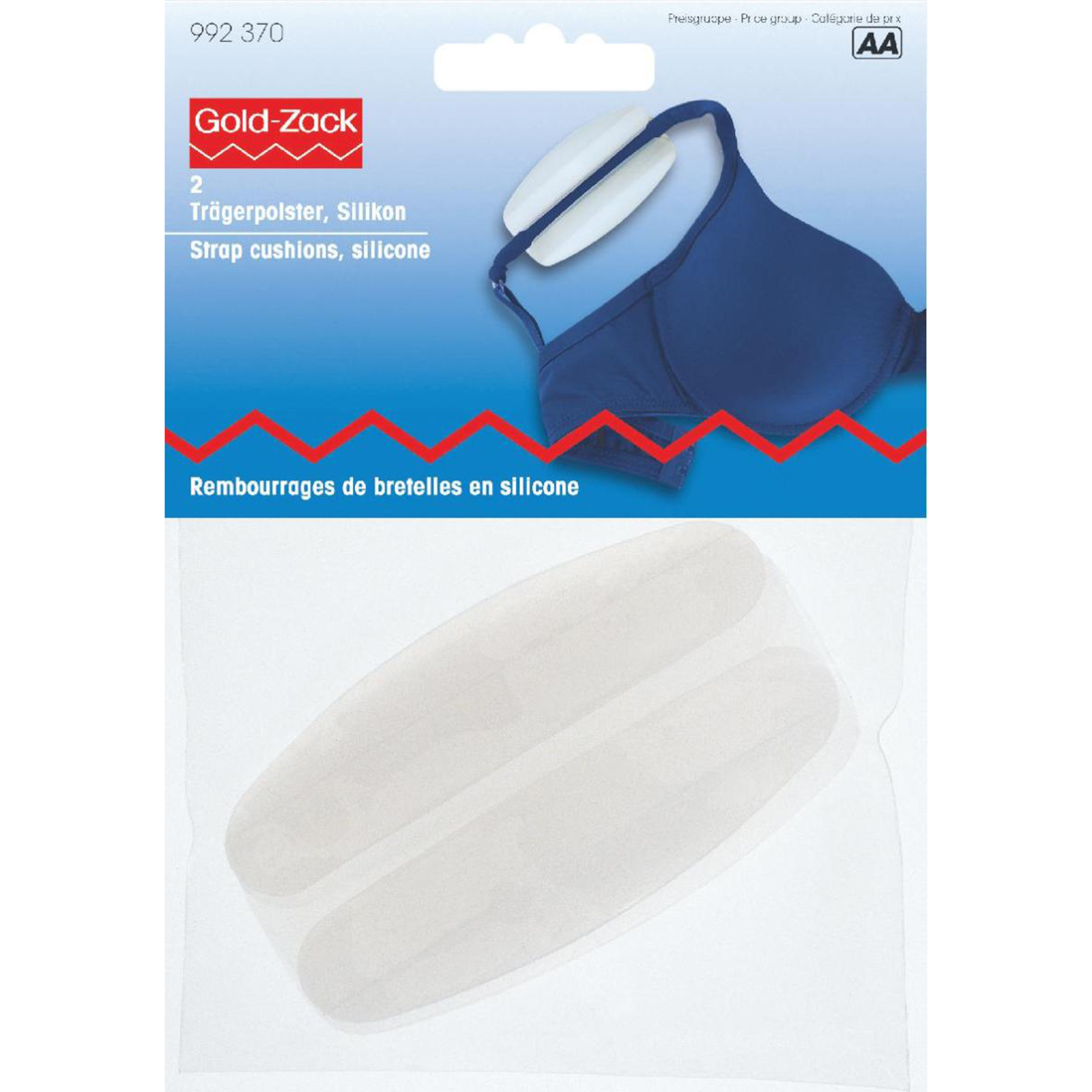 Prym 992370 Siliconen schouderbandhouder transparant - Kaart