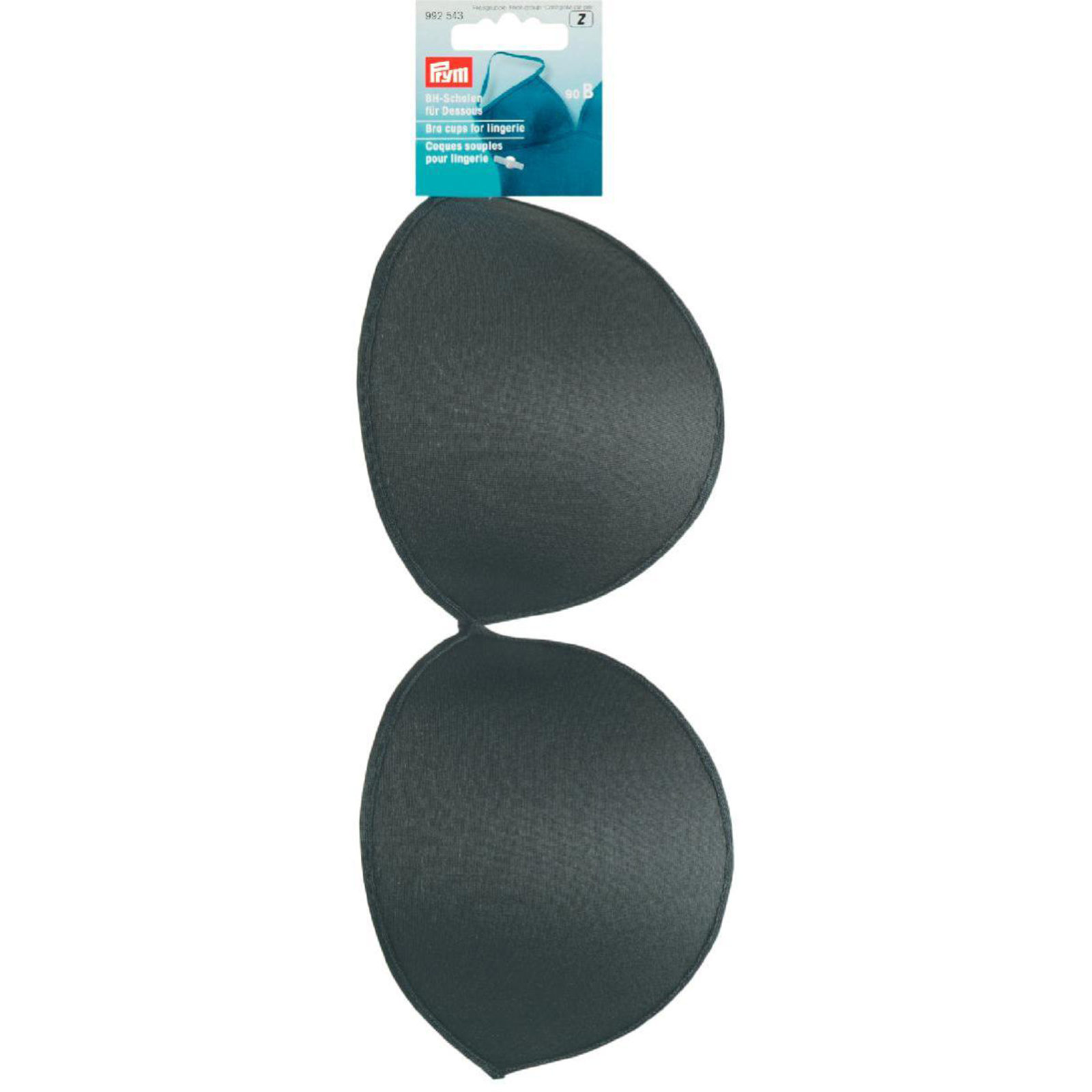 Prym 992543 BH-inlegcups voor lingerie B (90) zwart - Kaart