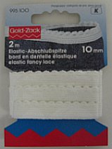Prym 995100 Kantelastiek 10 mm wit - Kaart