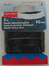Prym 995103 Kantelastiek 10 mm zwart - Kaart