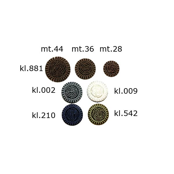 Restyle 007.2142.44 Passement knopen achtersteek 27 mm - Kleur 002