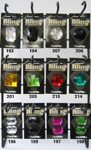 Restyle 007.241 Glitter knopen achtersteek - Kleur 193