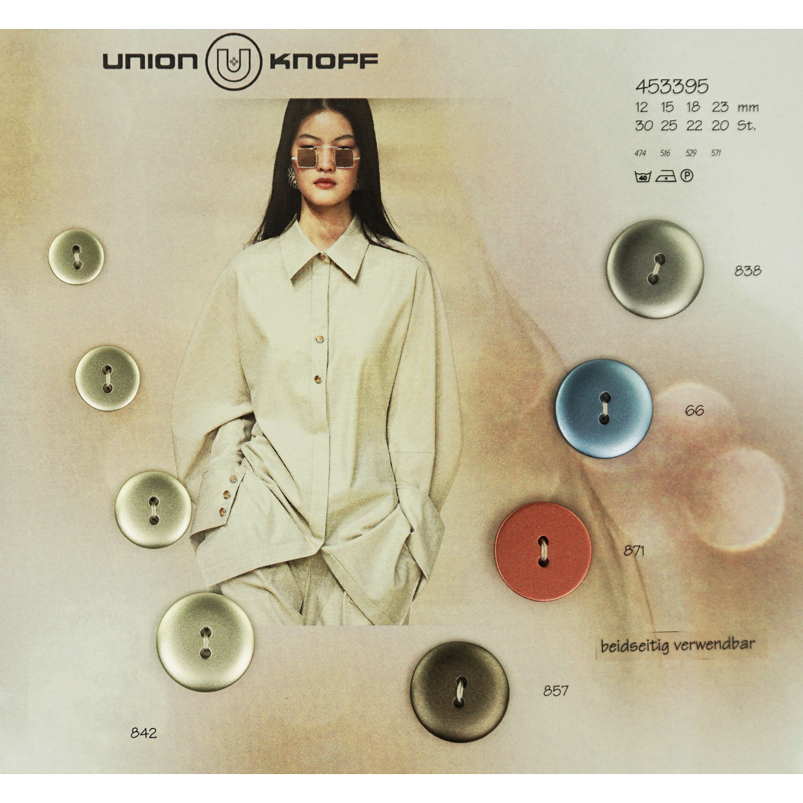 Restyle 007.453395.15 Knopen 15mm - Kleur 842