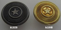 Restyle 007.80002.26 Jeans knopen achtersteek 16mm - Kleur 040