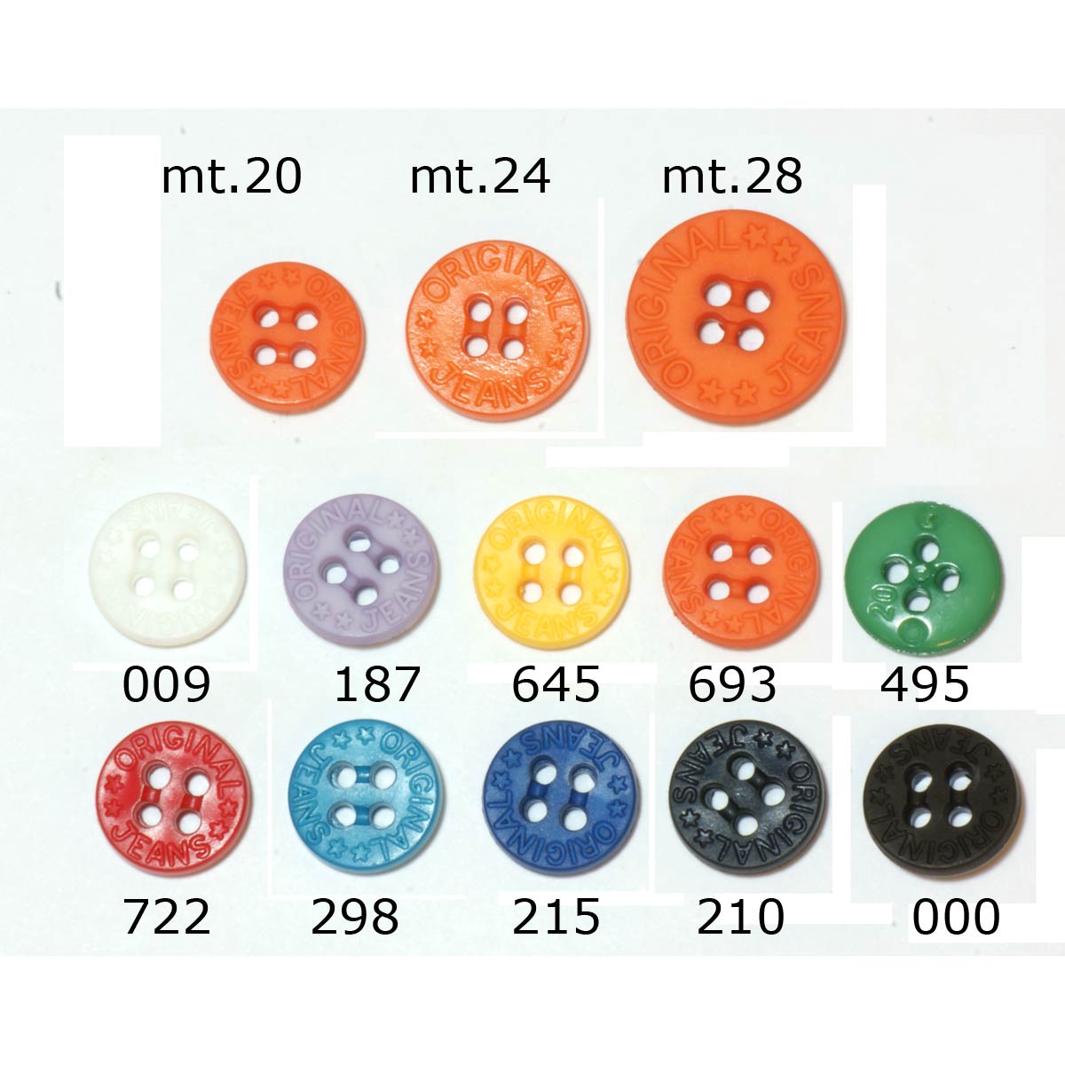 Restyle 007.80157.24 Kinderknopen 4 gaats 24 mm - Kleur 000