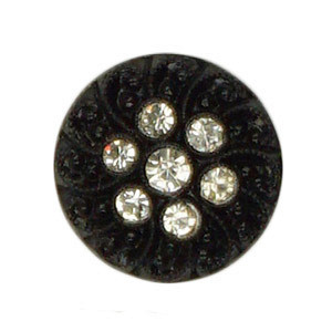 Restyle 007.80216.5 Strass- / Glitter knopen achtersteek 12 mm - Kleur 000