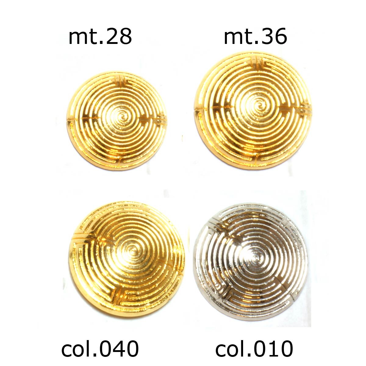 Restyle 007.80593.28 Metalen knopen achtersteek 18 mm - Kleur 040