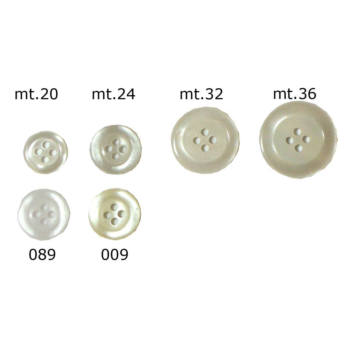 Restyle 007.80803.32 Knopen 4 gaats 20 mm - Kleur 009