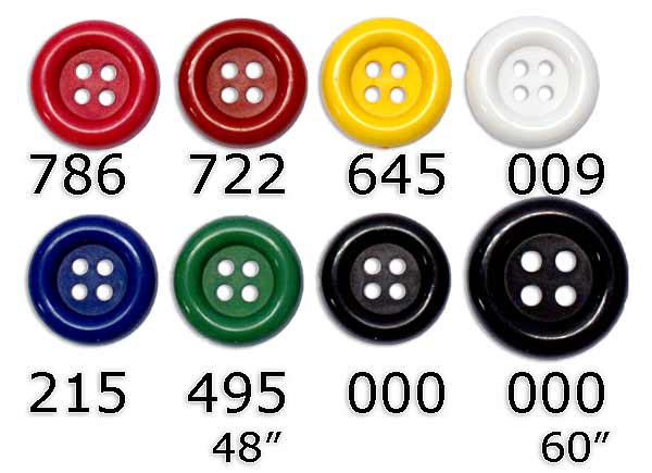 Restyle 007.80830.48 Carnaval knopen 4 gaats 30 mm - Kleur 000