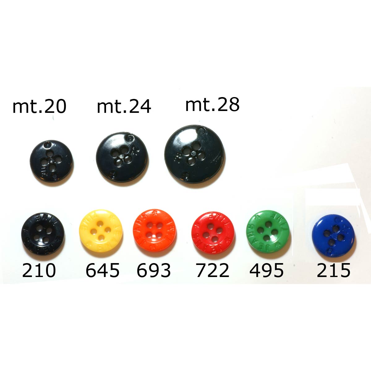 Restyle 007.81130.20 Fashion knopen 4 gaats 13 mm - Kleur 210