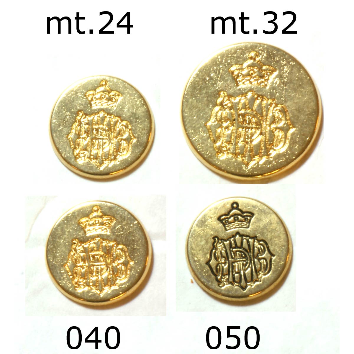 Restyle 007.81141.24 Metalen knopen achtersteek 15 mm - Kleur 040