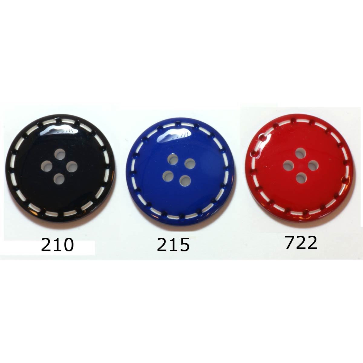 Restyle 007.81258.40 Unigekleurde knopen 4 gaats 25 mm - Kleur 215