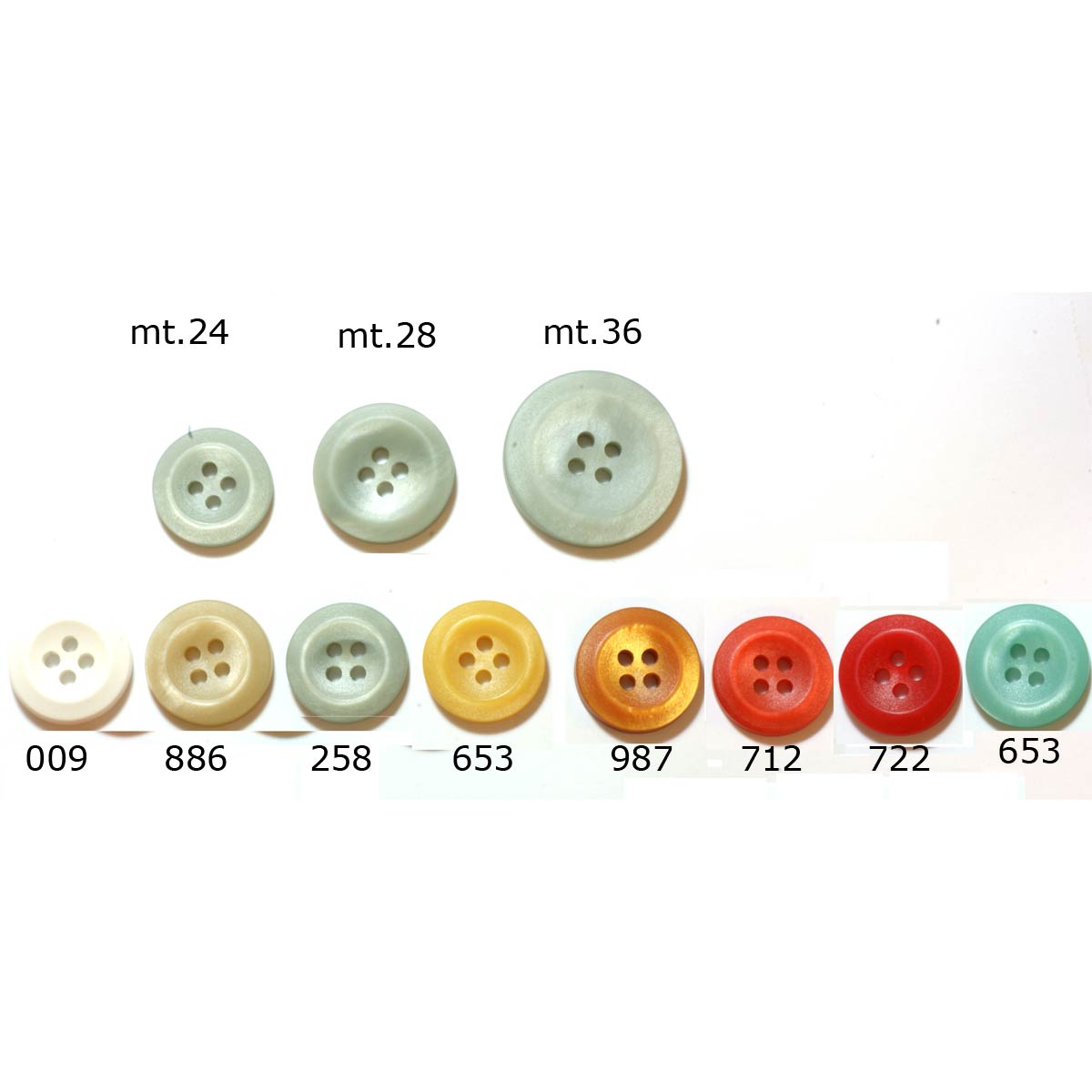 Restyle 007.81279.28 Unigekleurde knopen 4 gaats 18 mm - Kleur 258