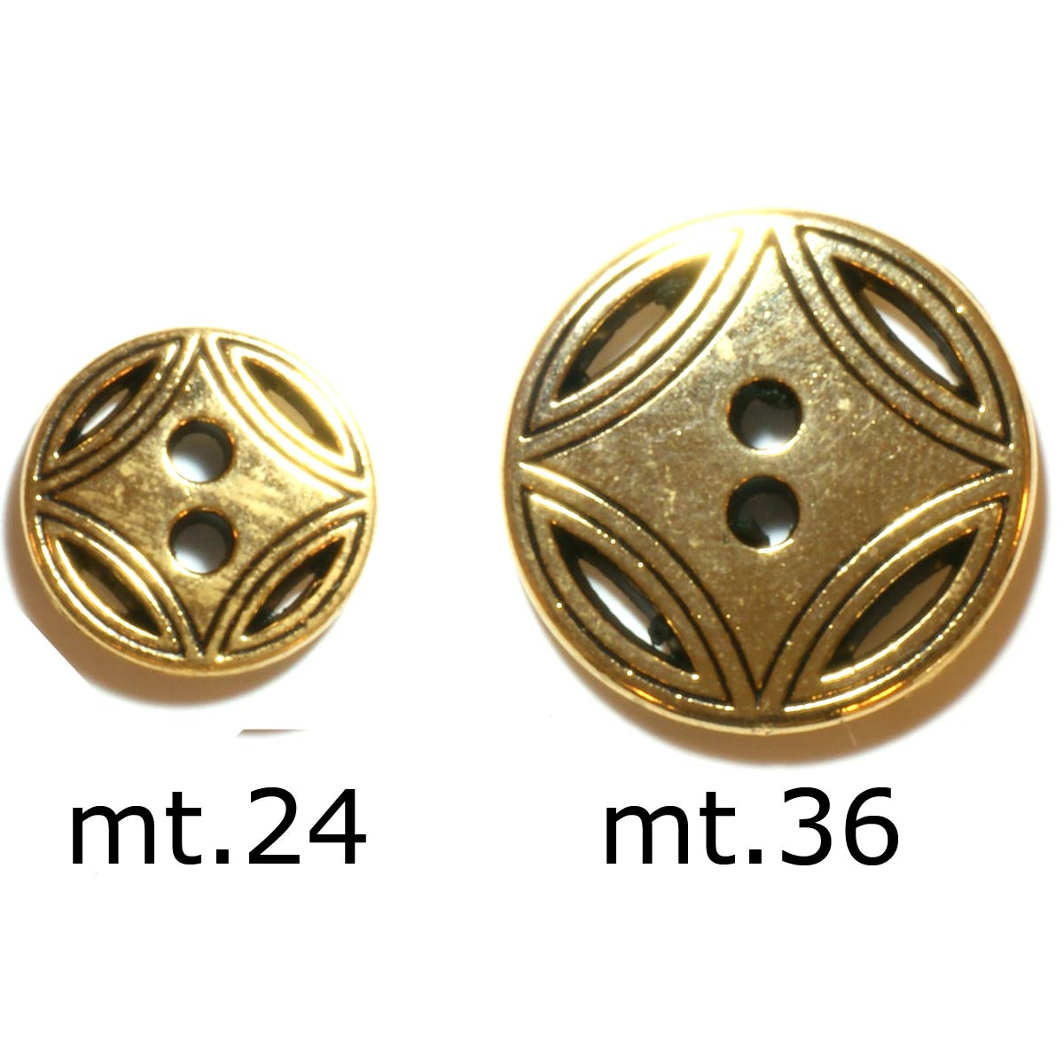 Restyle 007.81316.36 Metalen knopen 2 gaats 22 mm - Kleur 050