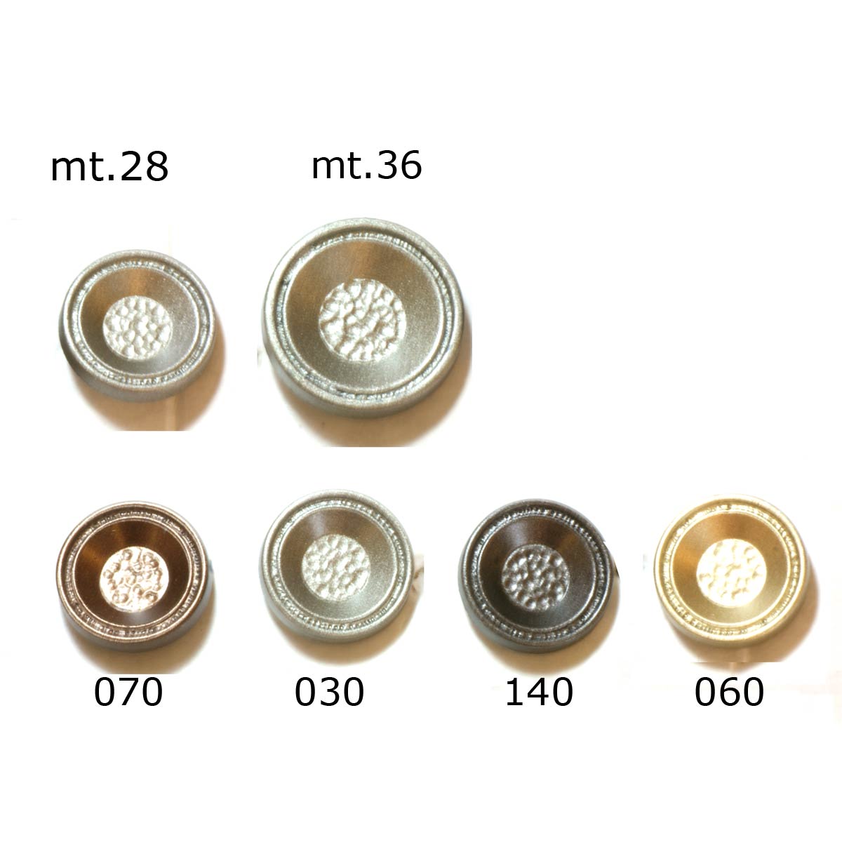 Restyle 007.81431.36 Metalen knopen achtersteek 22 mm - Kleur 030