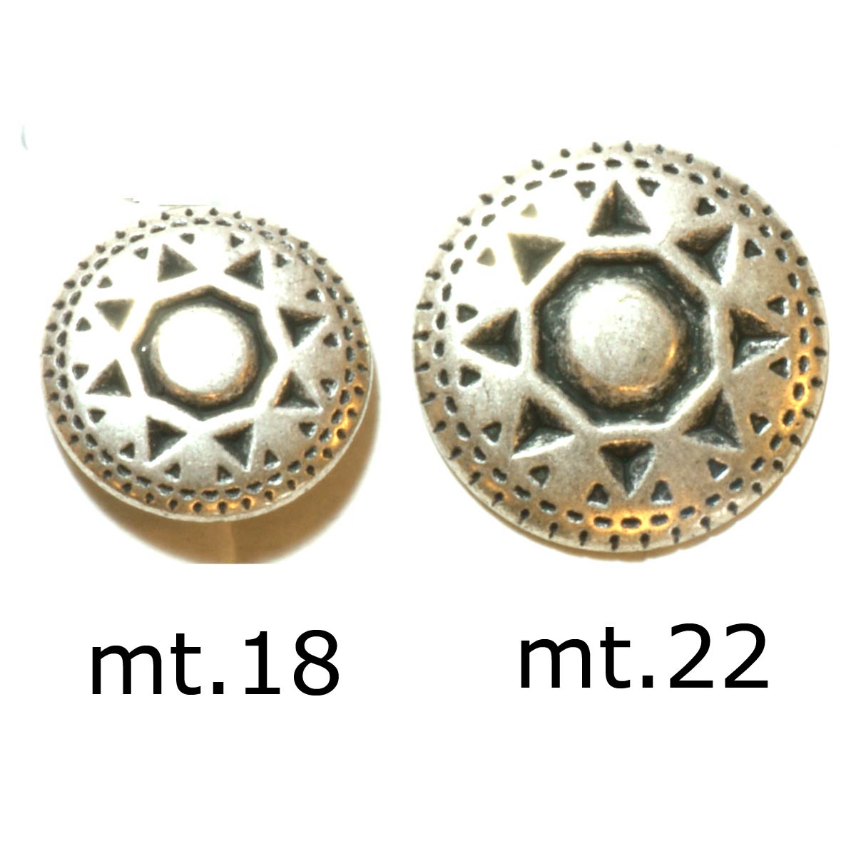 Restyle 007.81453.18 Metalen knopen achtersteek 18 mm - Kleur 020