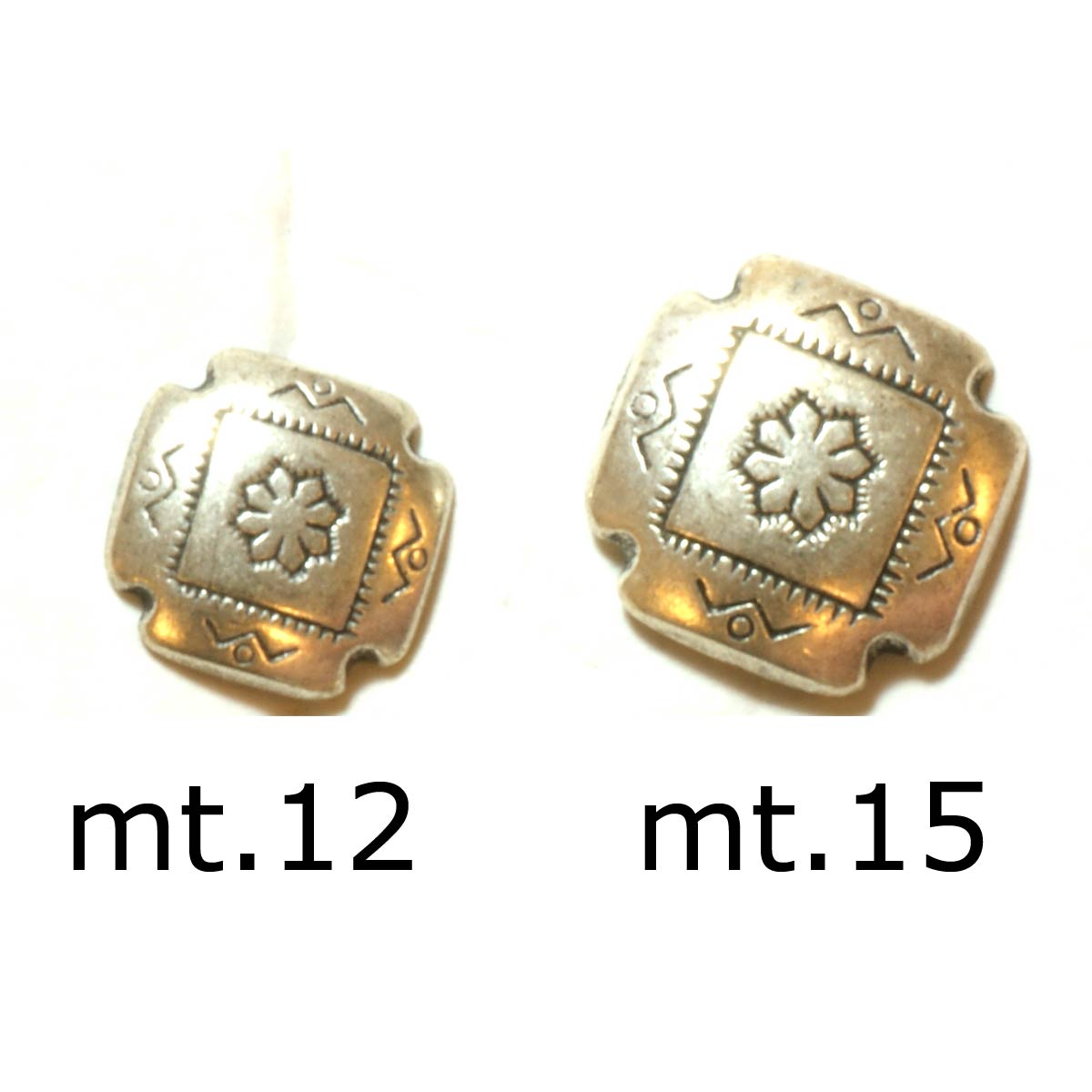 Restyle 007.81454.15 Metalen knopen achtersteek 15 mm - Kleur 020