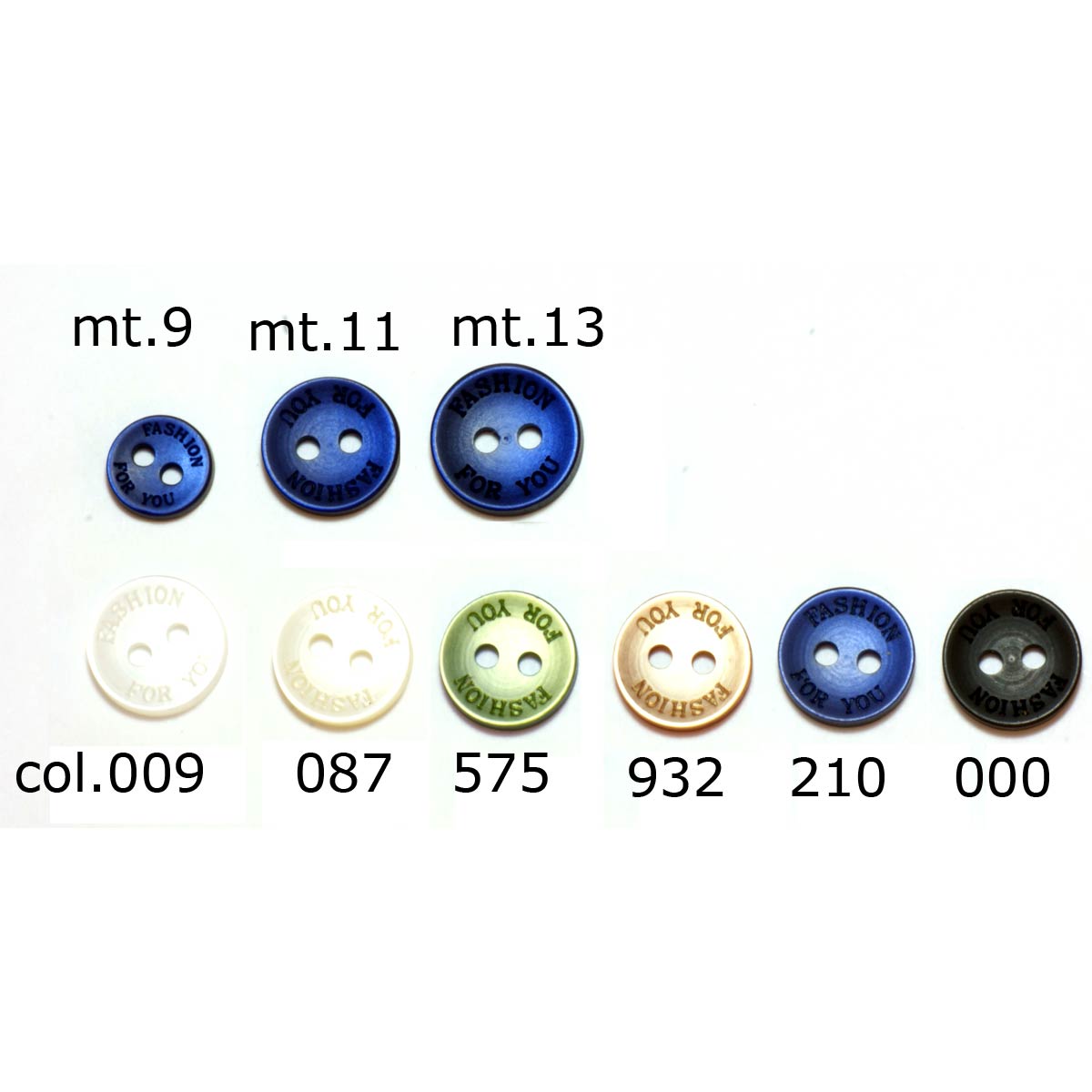 Restyle 007.82011.13 Knopen 2 gaats 13 mm - Kleur 087