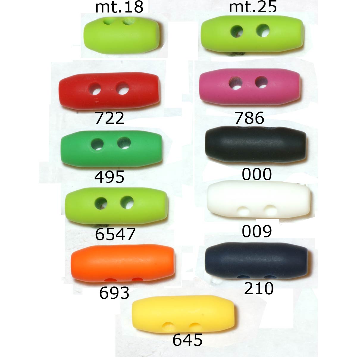 Restyle 007.82264.25 Houtje touwtje knopen 2 gaats 25 mm - Kleur 495