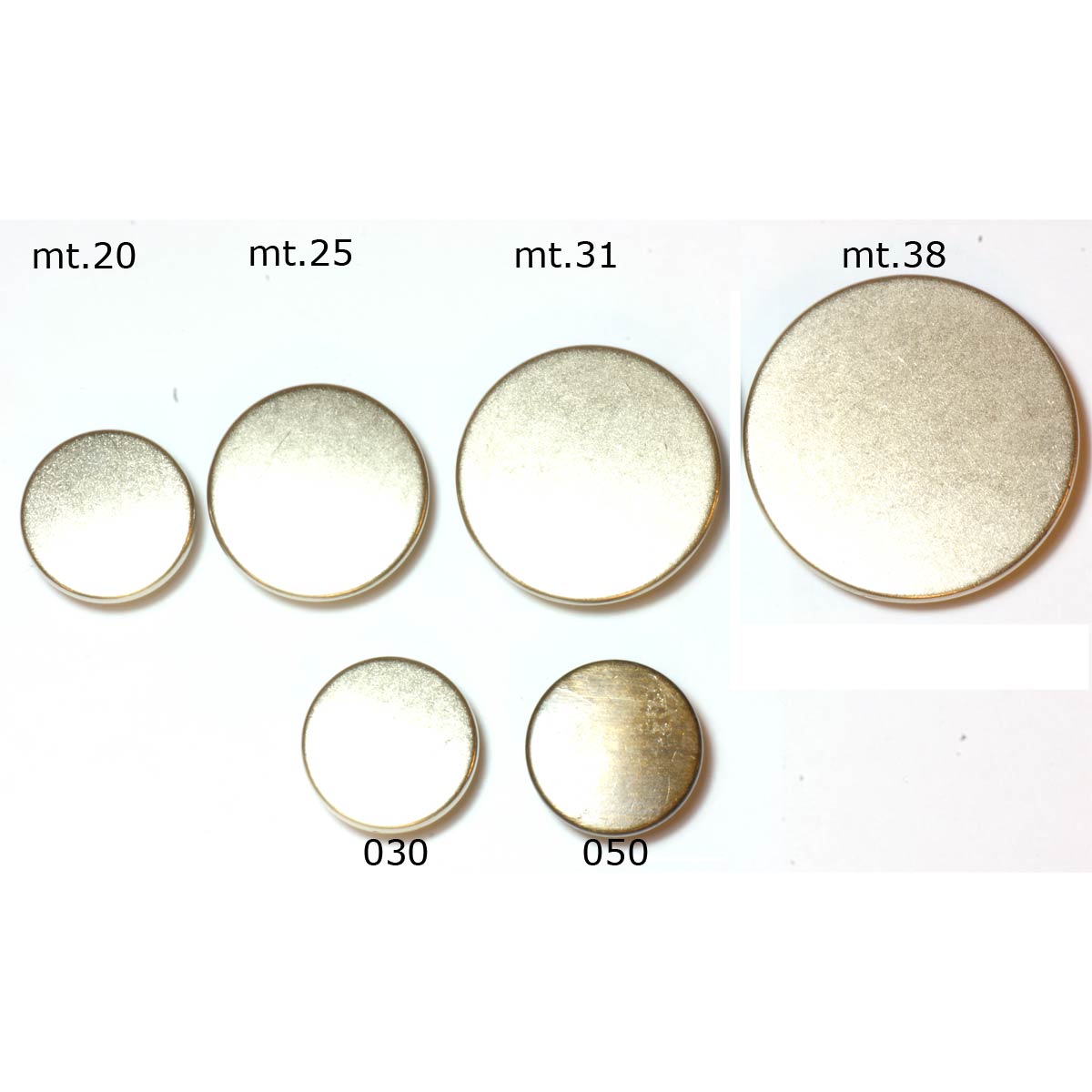 Restyle 007.82605.31 Metalen knopen achtersteek 31 mm - Kleur 030