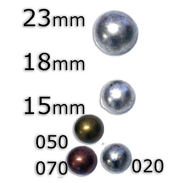 Restyle 007.82724.23 Metalen knopen achtersteek 23 mm - Kleur 020