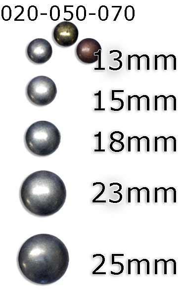 Restyle 007.82727.25 Metalen knopen achtersteek 25 mm - Kleur 050