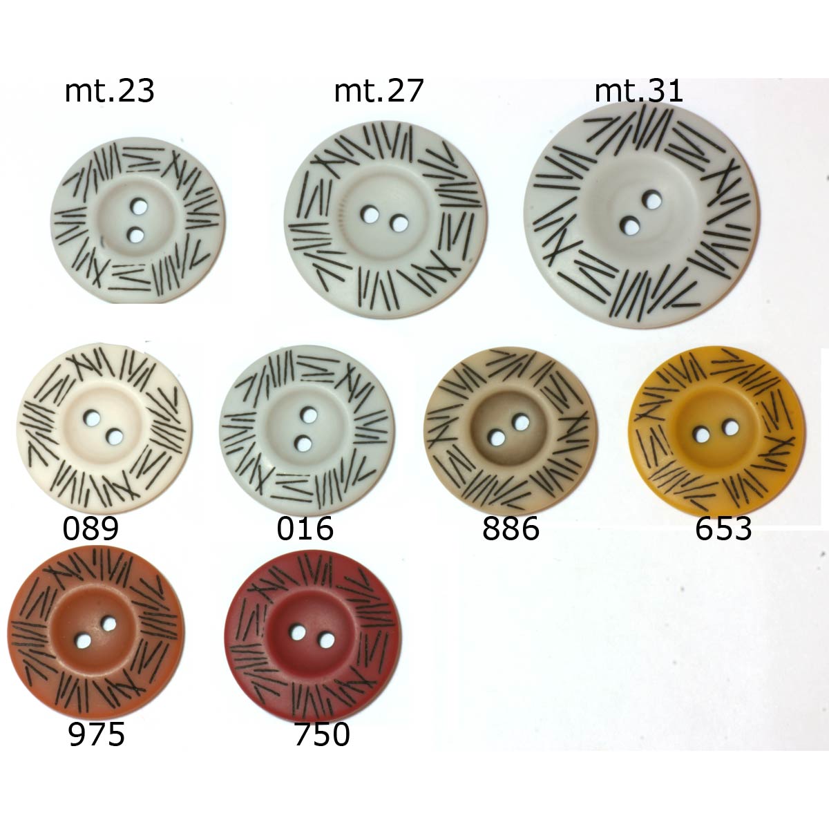 Restyle 007.83269.27 Fashion knopen 2 gaats 27 mm - Kleur 016