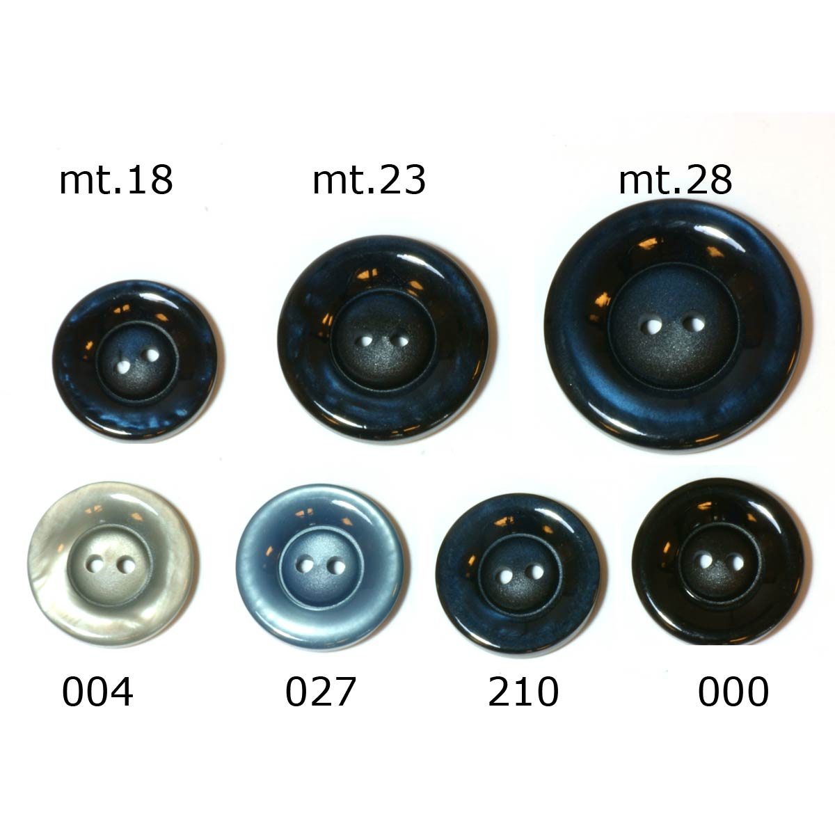 Restyle 007.83289.23 Unigekleurde knopen 2 gaats 23 mm - Kleur 004