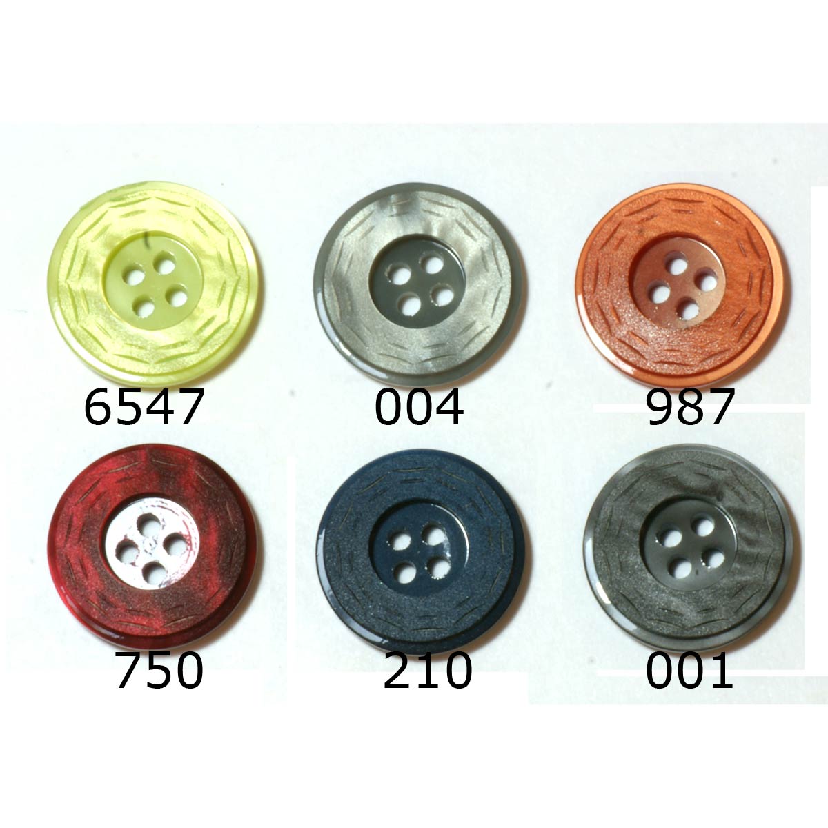 Restyle 007.83290.18 Unigekleurde knopen 4 gaats 18 mm - Kleur 001