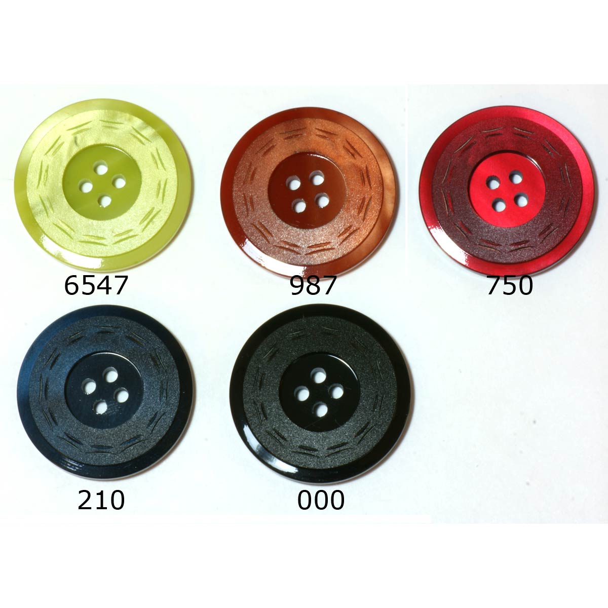 Restyle 007.83290.28 Unigekleurde knopen 4 gaats 28 mm - Kleur 6547