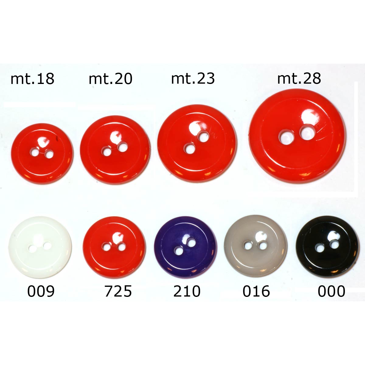 Restyle 007.83443.23 Unigekleurde knopen 2 gaats 23 mm - Kleur 009