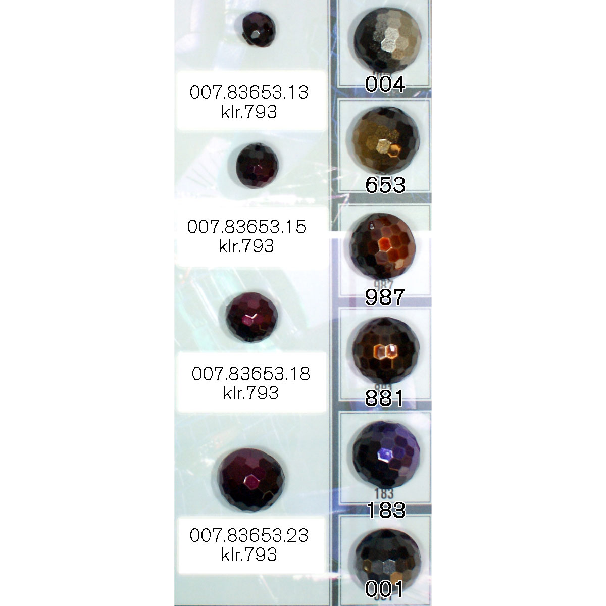 Restyle 007.83653.18 Knopen achtersteek 18 mm - Kleur 001