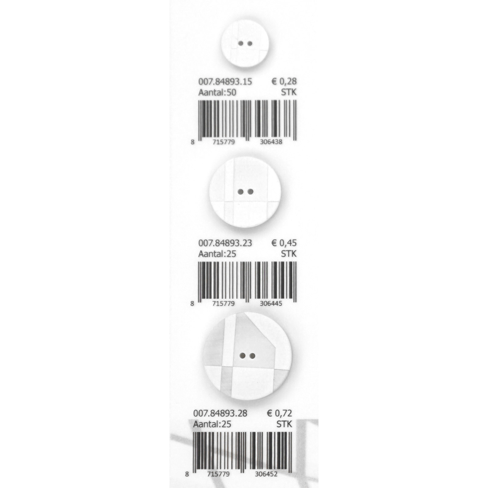 Restyle 007.84893.28 Fashion knopen 2 gaats 28mm - STUK