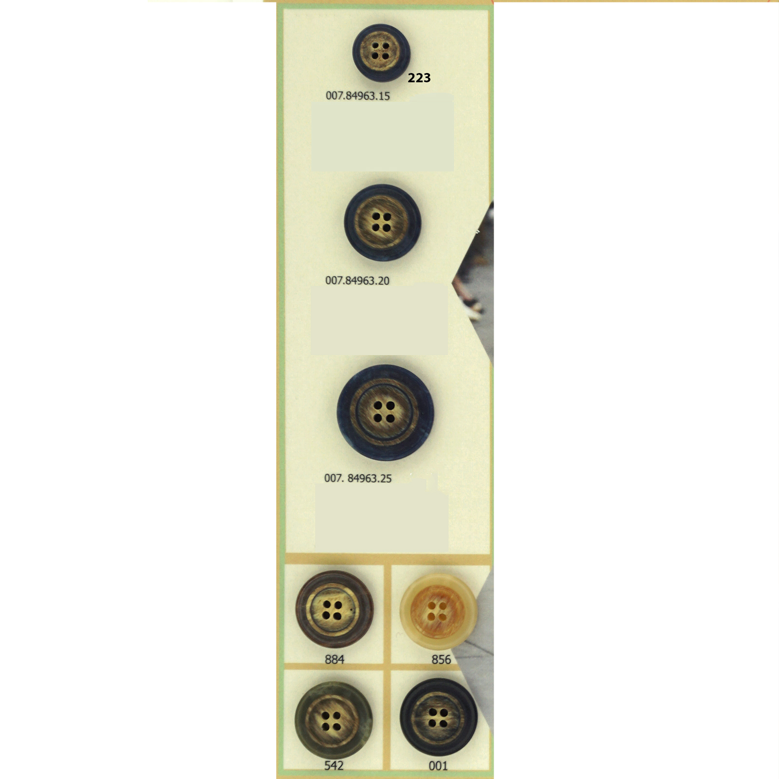 Restyle 007.84963.15 Knopen 15mm - Kleur 223