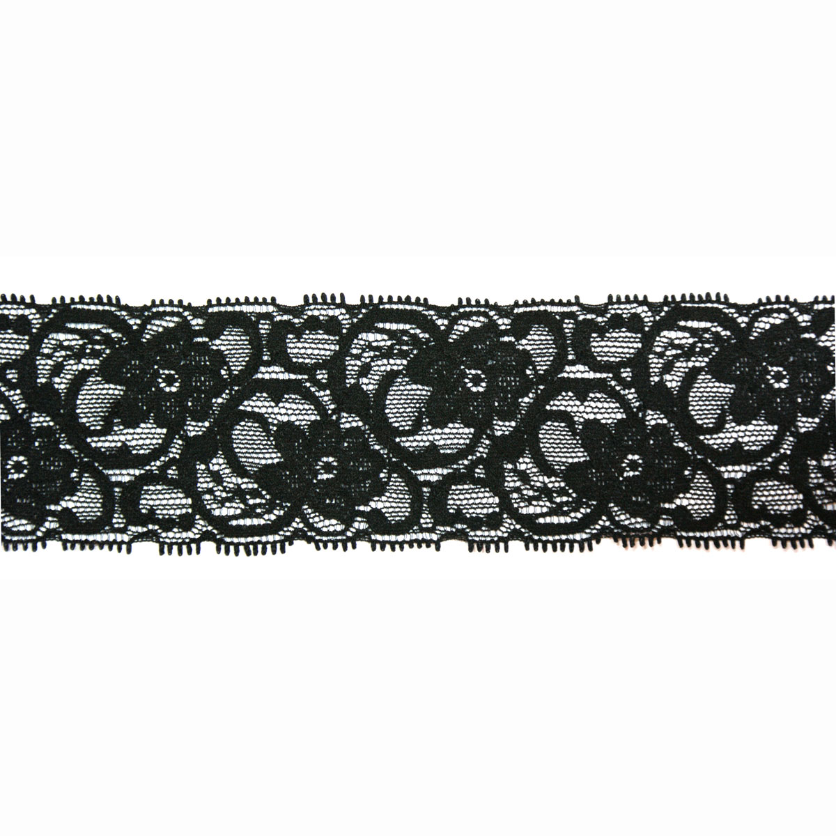 Restyle 009.4329 Nylon kant  elastisch 50 mm - Kleur 000