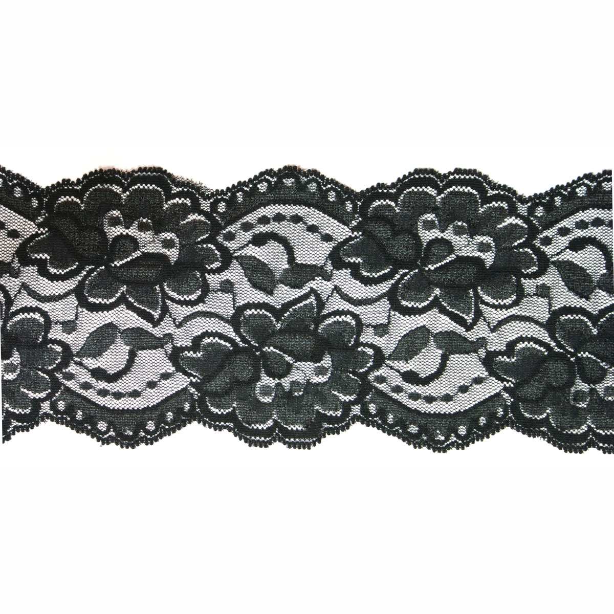 Restyle 009.4332 Nylon kant elastisch 95 mm - Kleur 000