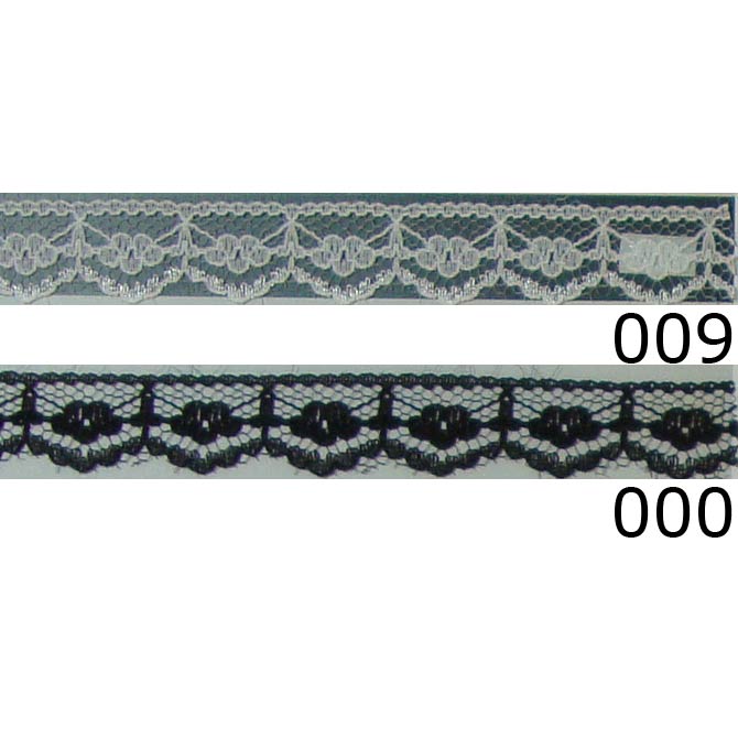 Restyle 009.4335 Nylon kant elastisch 15mm - Kleur 000