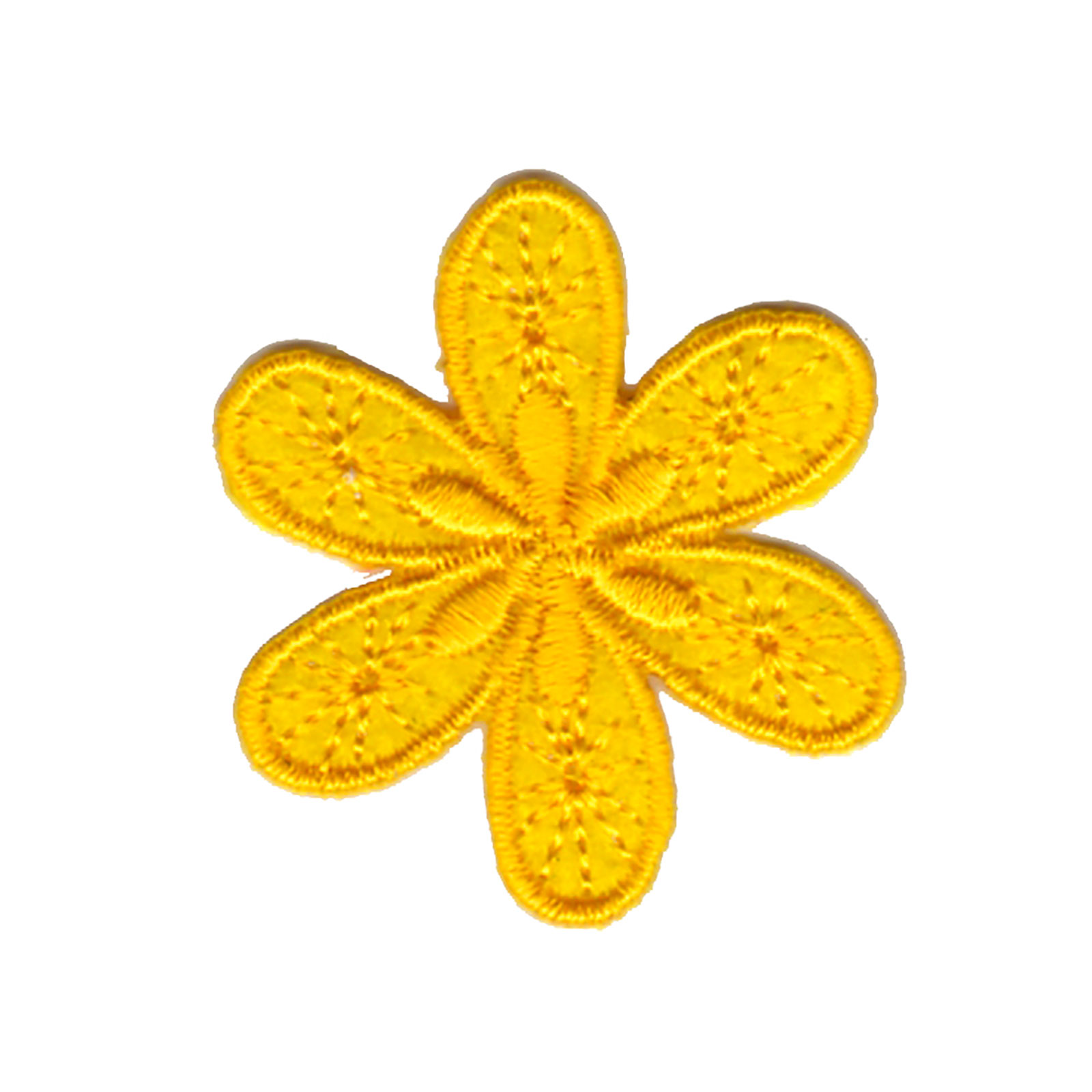 Restyle 013.10294 Applicatie Bloem geel 42 x 38 mm - Kaart