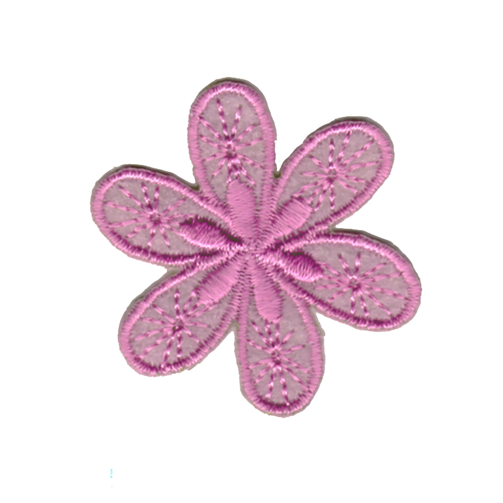 Restyle 013.10296 Applicatie Bloem roze 42 x 38 mm - Kaart