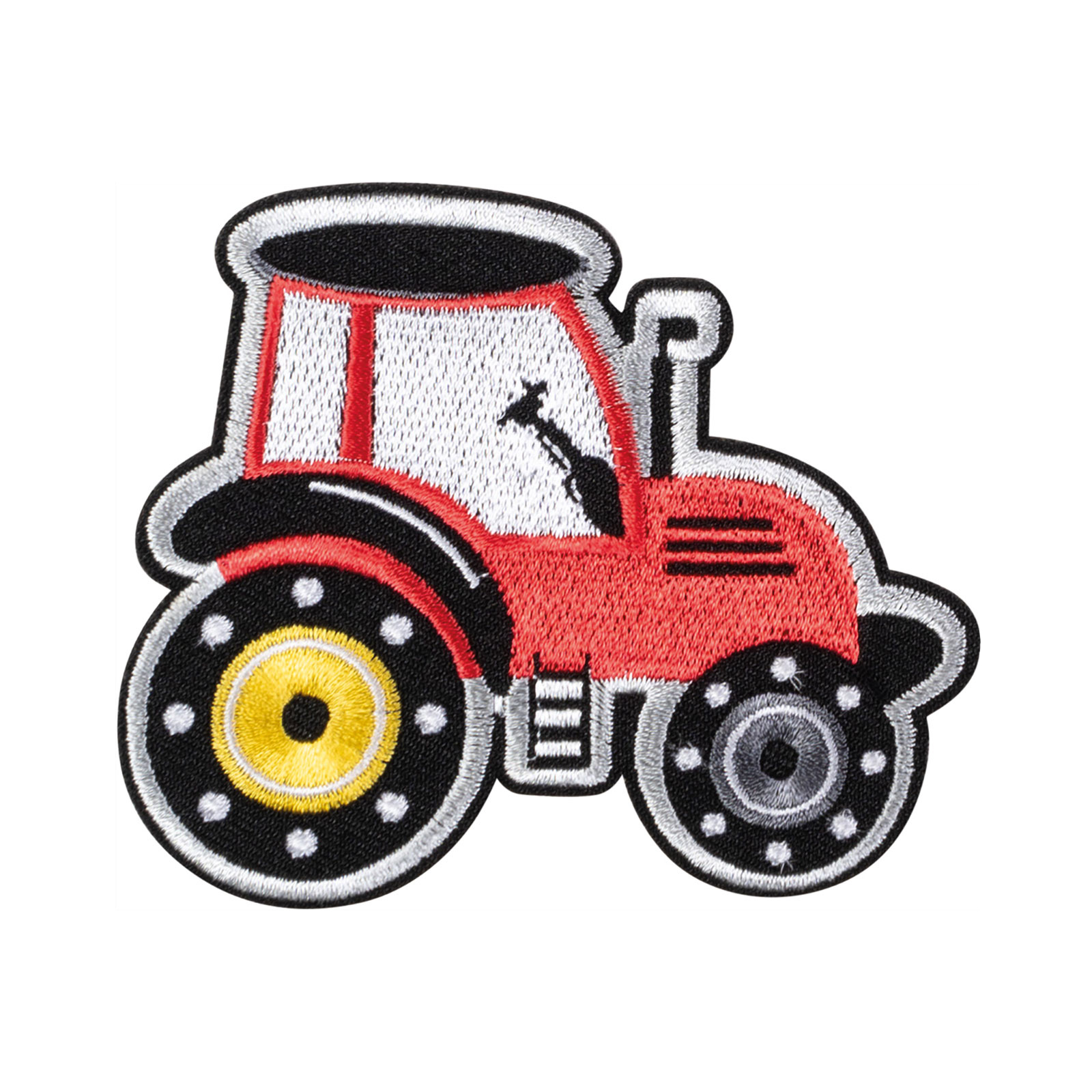 Restyle 013.10298 Applicatie Tractor rood/zwart 90 x 76 mm - Kaart
