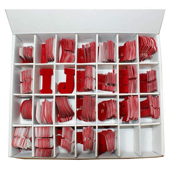 Restyle 013.2 Flockletters Alfabet 6,0cm. - Kleur 009