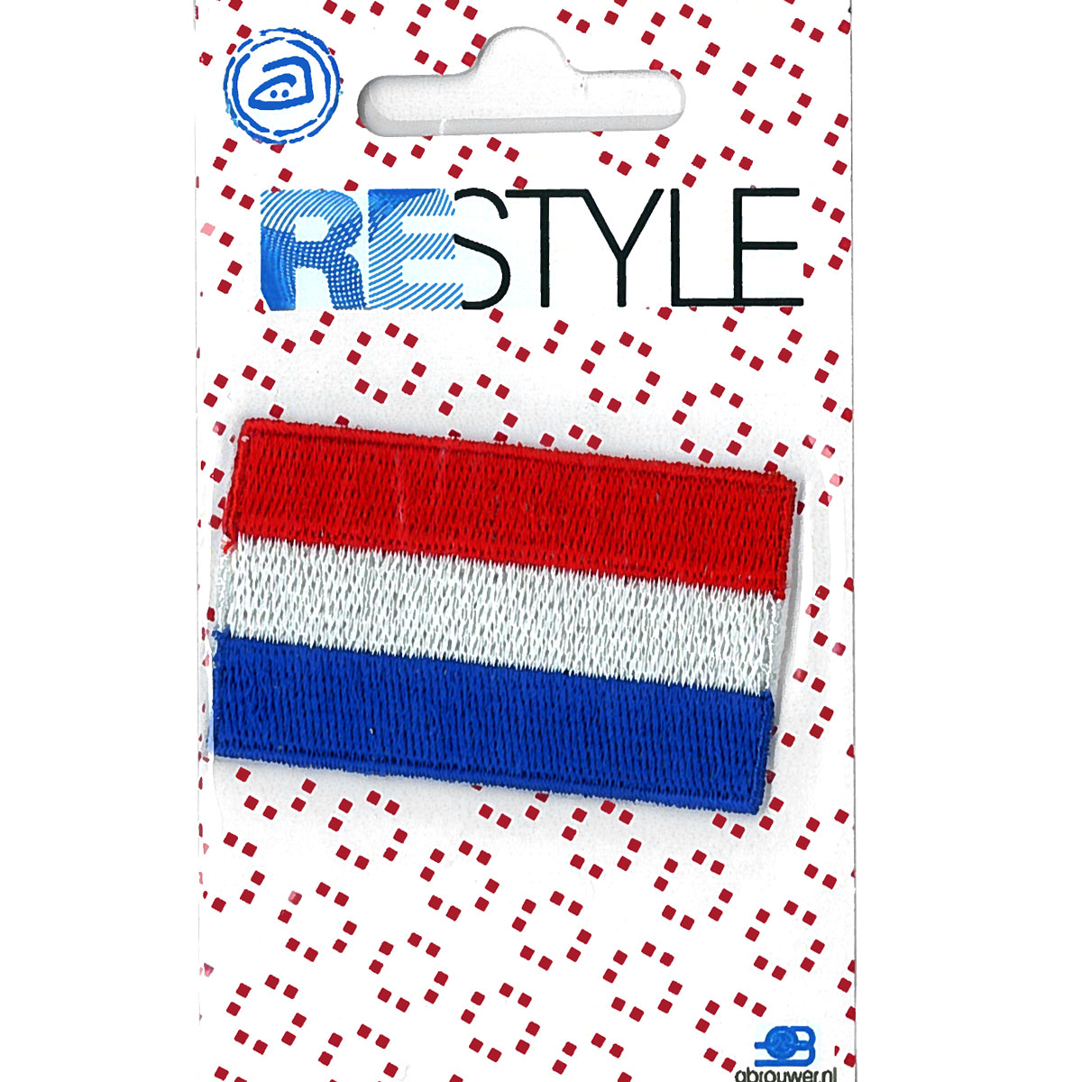 Restyle 013.6273 Applicatie Vlag Holland Klein. L x B: 36mm x 60mm - STUK